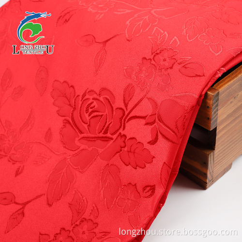 Jacquard Dull Satin Without Twist Fabric